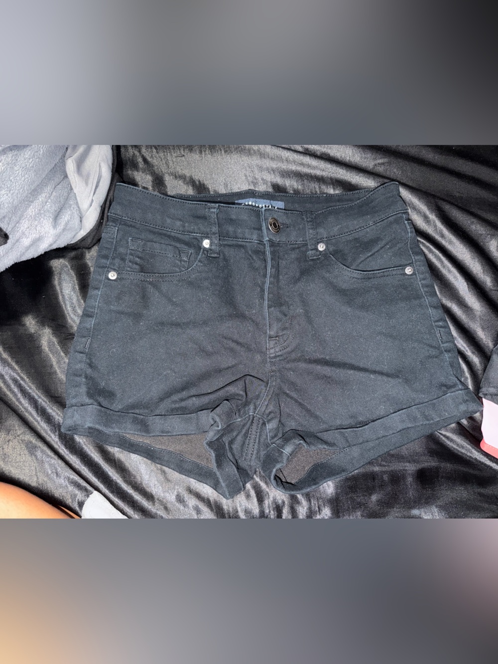 Aeropostale Black High-Waist  Shorts